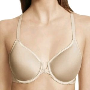 Wacoal Womens Front Close Bra T-Shirt Basic Beauty Support Nude 853292 Size 36DD